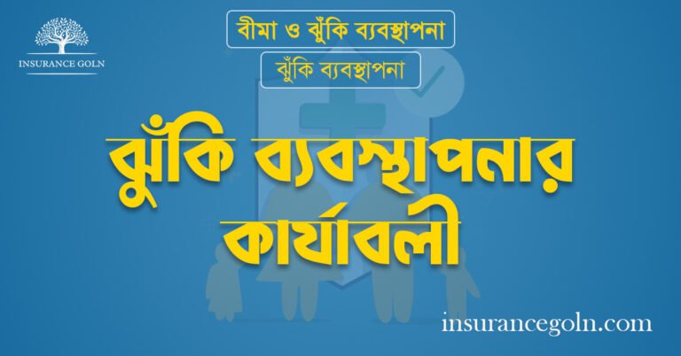 ঝুঁকি ব্যবস্থাপনার কার্যাবলী