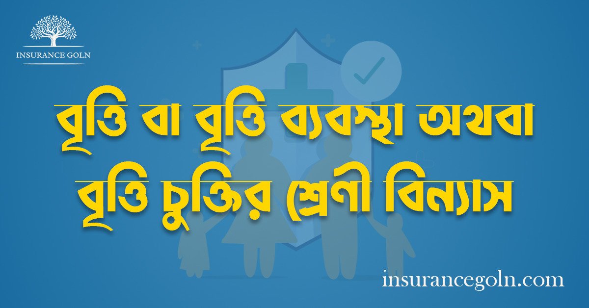 বৃত্তি বা বৃত্তি ব্যবস্থা অথবা বৃত্তি চুক্তির শ্রেণী বিন্যাস