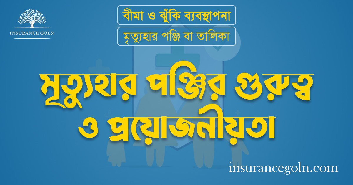 মৃত্যুহার পঞ্জির গুরুত্ব ও প্রয়োজনীয়তা