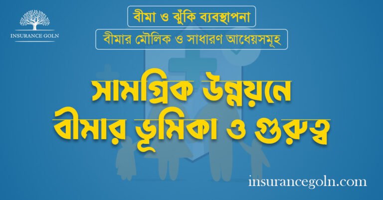 সামগ্রিক উন্নয়নে বীমার ভূমিকা ও গুরুত্ব