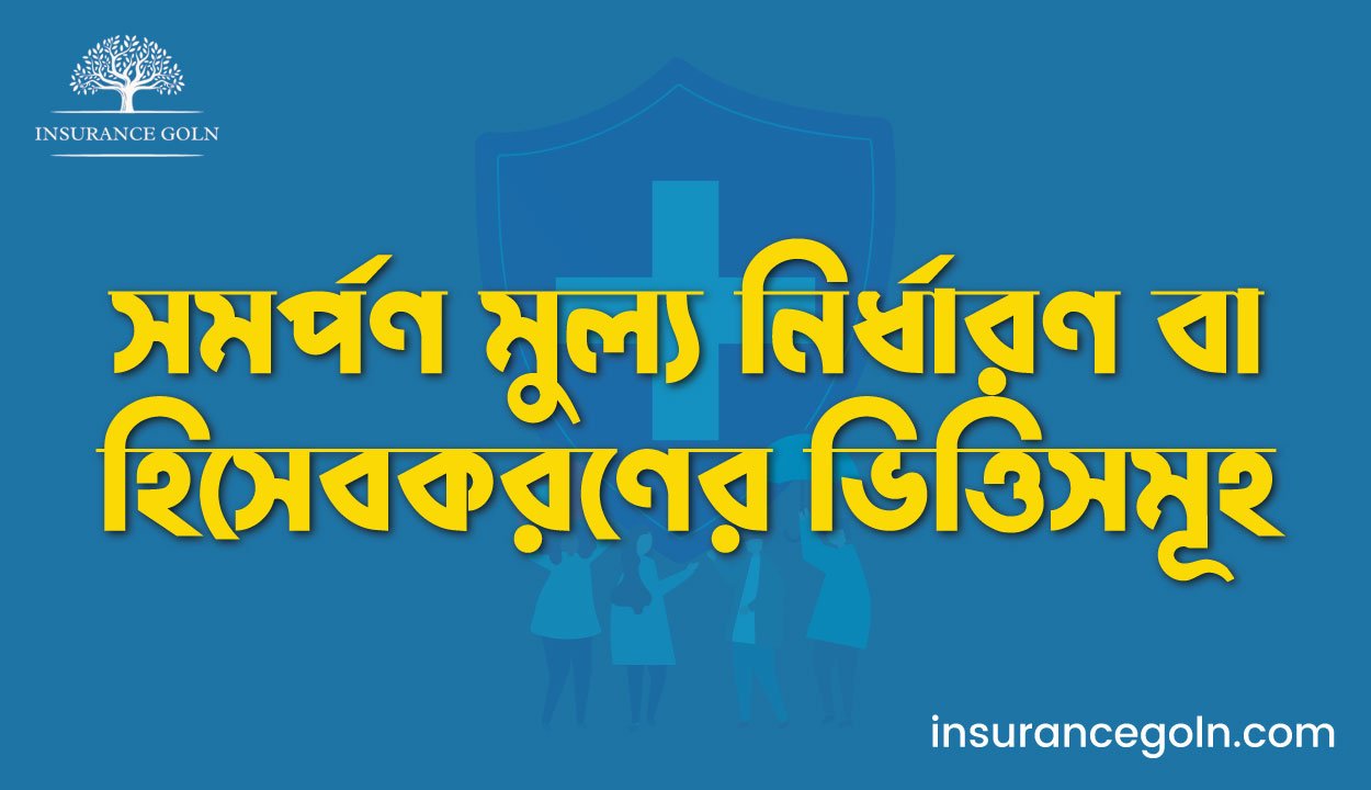সমর্পণ মুল্য নির্ধারণ বা হিসেবকরণের ভিত্তিসমূহ