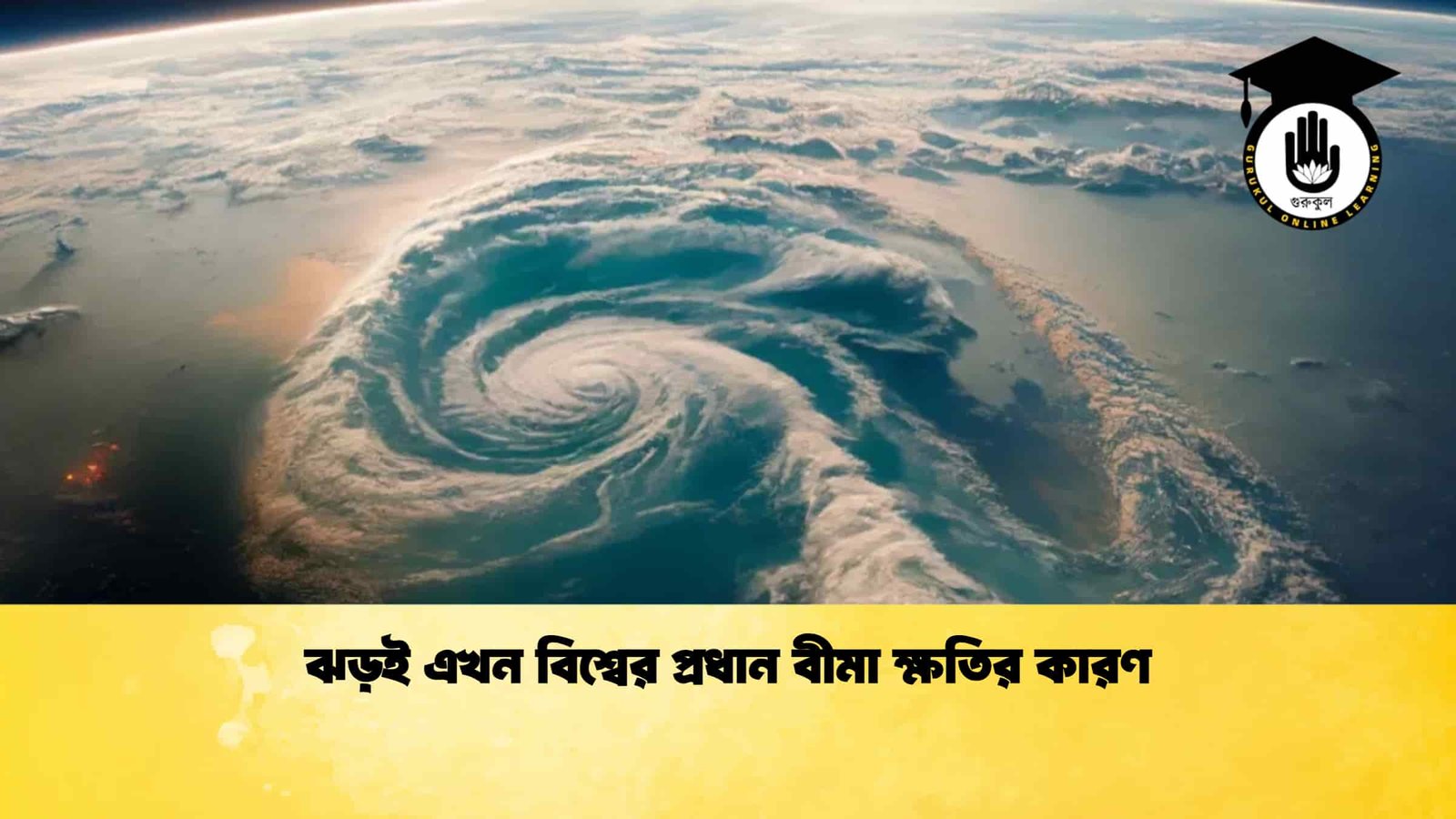 ঝড়ই এখন বিশ্বের প্রধান বীমা ক্ষতির কারণ