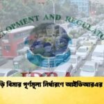 নতুন গাড়ি বিমার পূর্ণমূল্য নির্ধারণে আইডিআরএর নির্দেশনা