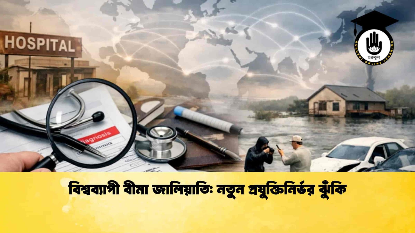 বিশ্বব্যাপী বীমা জালিয়াতি নতুন প্রযুক্তিনির্ভর ঝুঁকি