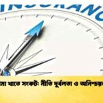 বীমা খাতে সংকট নীতি দুর্বলতা ও অনিশ্চয়তা