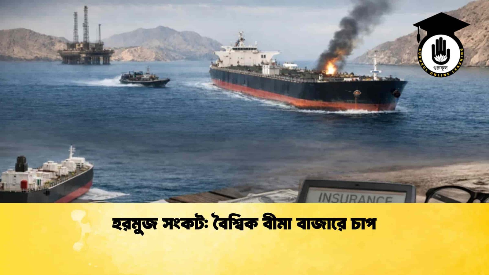 হরমুজ সংকট বৈশ্বিক বীমা বাজারে চাপ