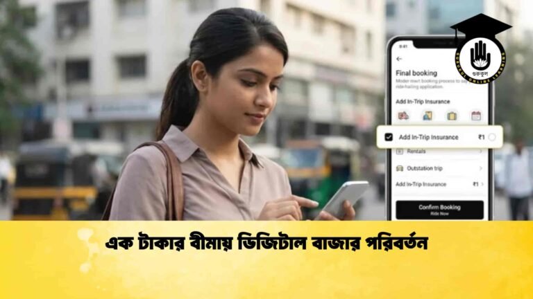 এক টাকার বীমায় ডিজিটাল বাজার পরিবর্তন