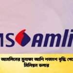 এমএস আমলিনের মুনাফা আশি শতাংশ বৃদ্ধি পেয়ে ৩১২ মিলিয়ন ডলার