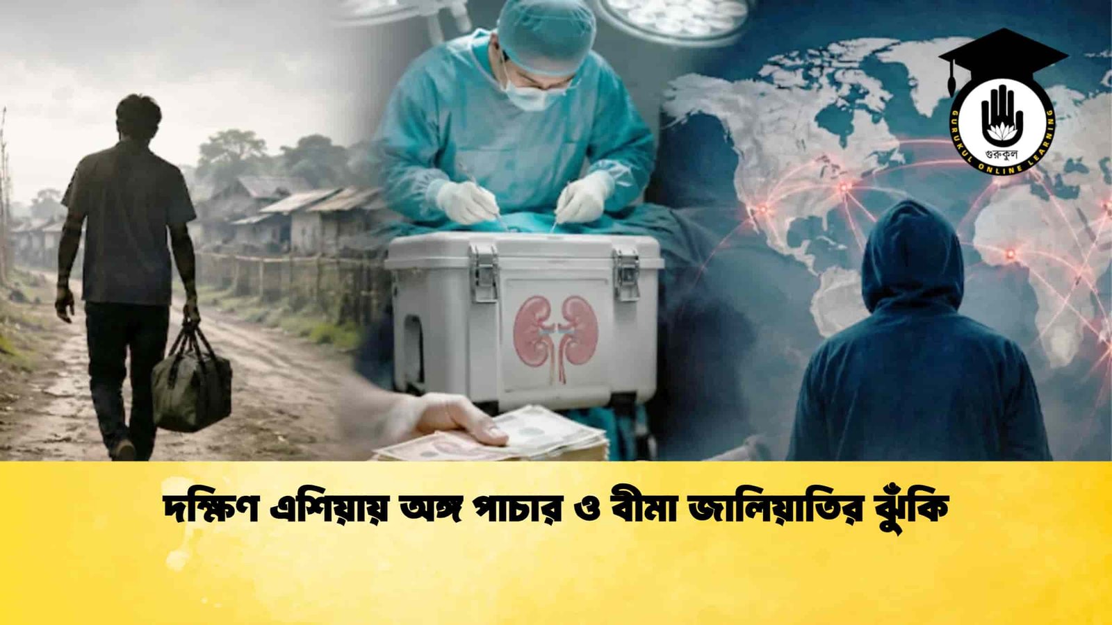 দক্ষিণ এশিয়ায় অঙ্গ পাচার ও বীমা জালিয়াতির ঝুঁকি